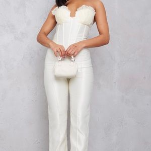 Corset Satin Jumpsuit